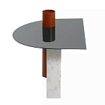 Дизайнерский журнальный стол с рельефным основанием Dutynor варинант исполнения - 1 | Loft Concept в Воронеже