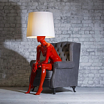 Лампа MANNEQUIN LAMP с абажуром девушка на кресле варинант исполнения - 4 | Loft Concept в Воронеже