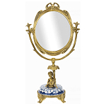 Настольное зеркало в бронзовой рамке Eden Garden варинант исполнения - 1 | Loft Concept в Воронеже