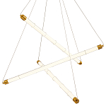 Светодиодная люстра Trumpet Tube Brass  варинант исполнения - 1 | Loft Concept в Воронеже