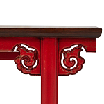 Деревянная консоль в китайском стиле красная Tang Console Table варинант исполнения - 5 | Loft Concept в Воронеже