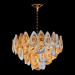 Люстра с многослойными белыми и прозрачными подвесками Character Chandelier варинант исполнения - 4 | Loft Concept в Воронеже