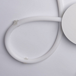 Люстра белого цвета с тремя изогнутыми светодиоидными плафонами Luke Lampco Tracer Lamp варинант исполнения - 3 | Loft Concept в Воронеже