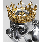 Статуэтка обезьяна в короне серебряная Golden Monkey варинант исполнения - 3 | Loft Concept в Воронеже