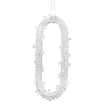 Подвесной светильник овальной формы с декором кристаллы Gilbertine Oval Crystals Hanging Lamp варинант исполнения - 1 | Loft Concept в Воронеже
