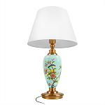 Настольная лампа голубая с изображением птиц Slip Away варинант исполнения - 3 | Loft Concept в Воронеже