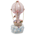Статуэтка фарфоровая музыкальная Девочка на воздушном шаре Charming Statuette варинант исполнения - 1 | Loft Concept в Воронеже