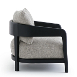 Кресло с каркасом из массива ясеня Deniaud Ash Grey Armchair варинант исполнения - 9 | Loft Concept в Воронеже