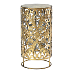 Столик приставной с цветочной резной фактурой Madagascar варинант исполнения - 1 | Loft Concept в Воронеже