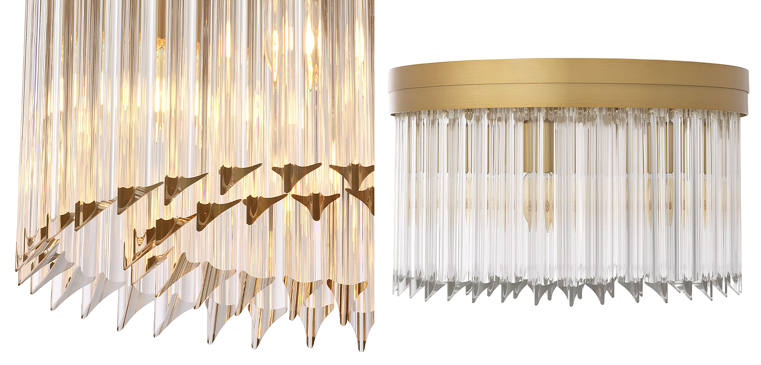 Потолочный светильник Eichholtz Ceiling Lamp Evina Потолочный светильник Eichholtz Ceiling Lamp Evina - Loft-Concept в Воронеже