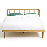 Кровать из массива дуба с пружинным блоком Mateta варинант исполнения - 2 | Loft Concept в Воронеже