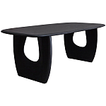 Обеденный стол из массива акации Veras Black Dining Table варинант исполнения - 1 | Loft Concept в Воронеже