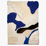 Ковер ручной работы Electric blue and popcorn варинант исполнения - 1 | Loft Concept в Воронеже