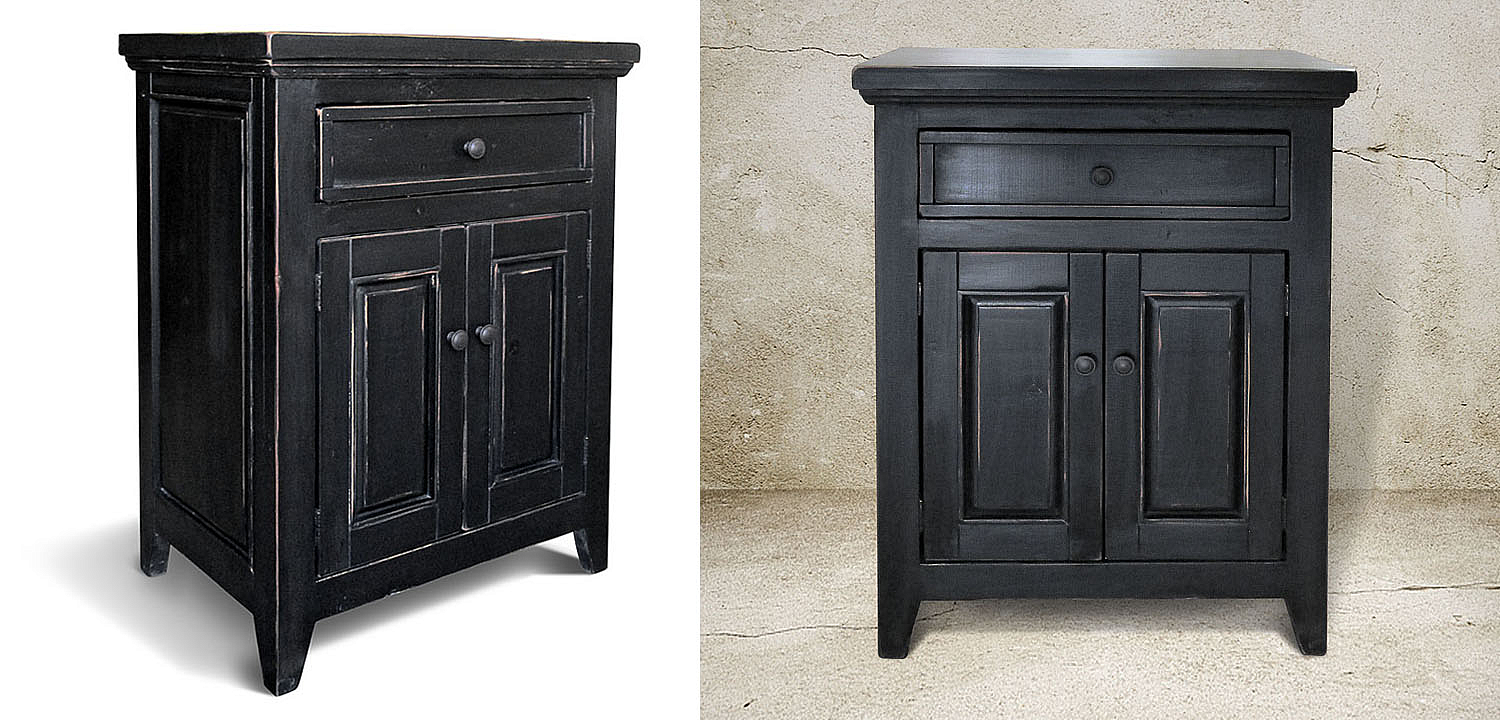 Комод в стиле прованс Geronimo Provence HARMONIE Weathered Charcoal Черный Комод в стиле прованс Geronimo Provence HARMONIE Weathered Charcoal Черный - Loft-Concept в Воронеже