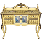 Комод деревянный Illustration of flowers варинант исполнения - 1 | Loft Concept в Воронеже