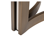 Столик журнальный с круглой мраморной столешницей Unique Stone Design варинант исполнения - 6 | Loft Concept в Воронеже