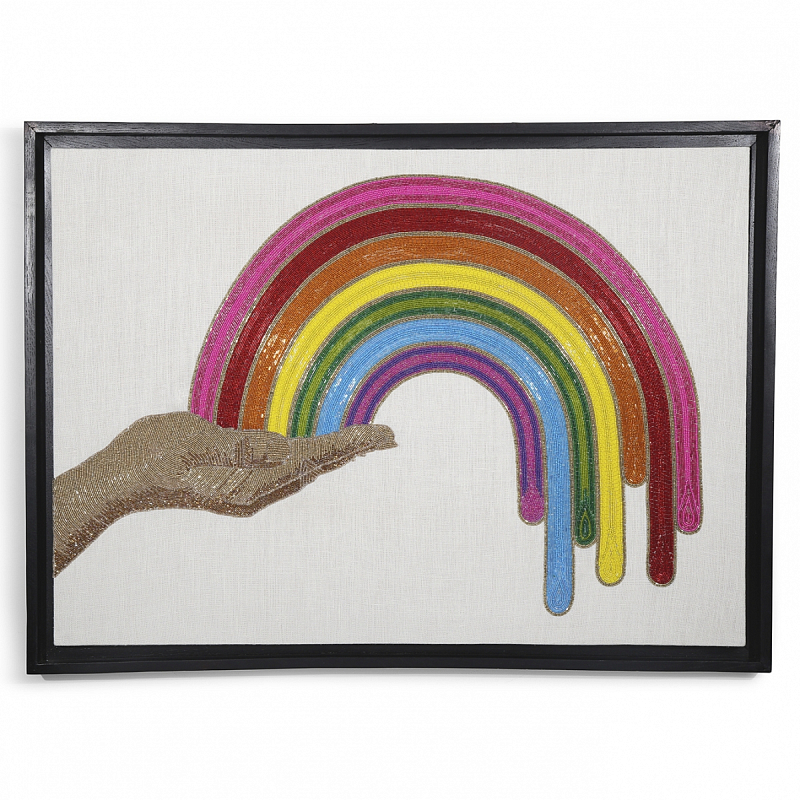 Панно Jonathan Adler RAINBOW BEADED WALL ART Мульти Панно Jonathan Adler RAINBOW BEADED WALL ART Мульти в Воронеже | Loft Concept