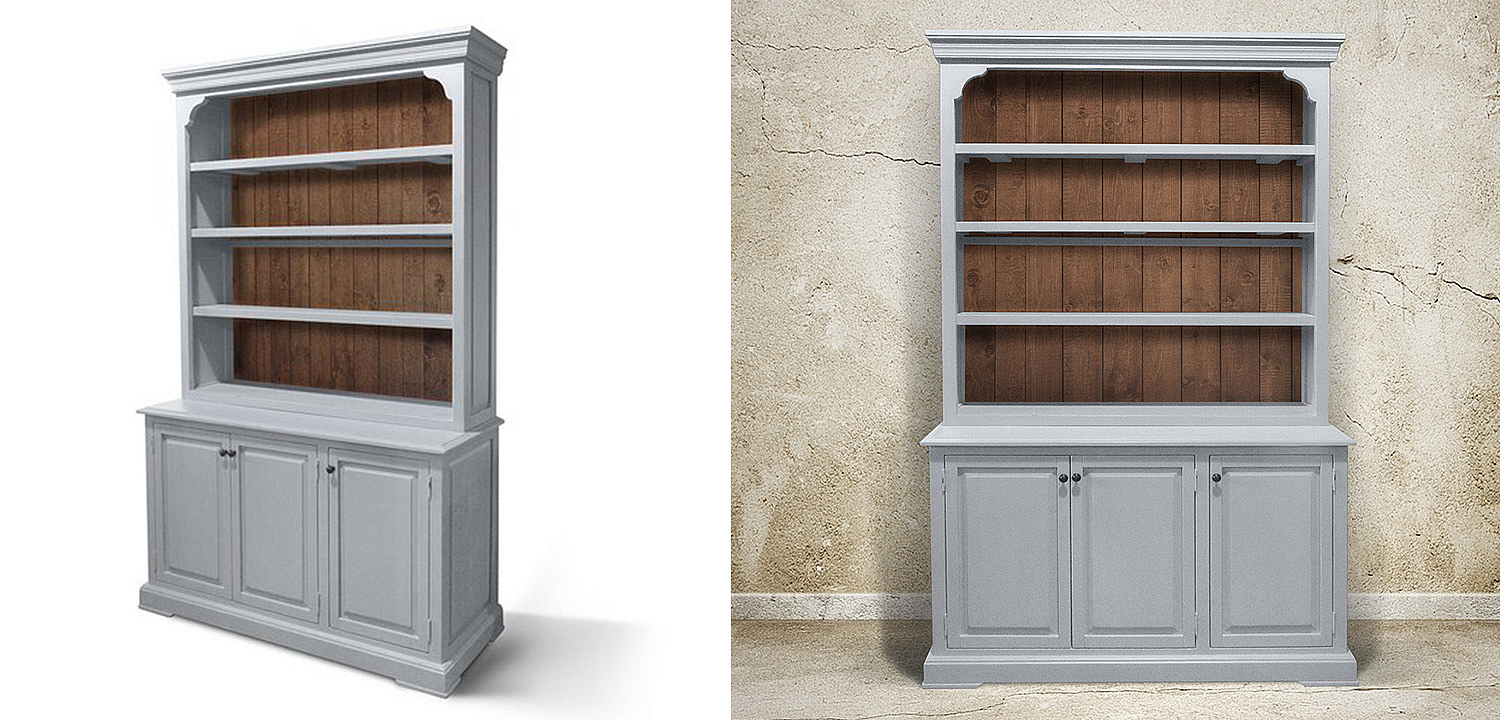 Шкаф-стеллаж Bando Provence HARMONIE Grey Шкаф-стеллаж Bando Provence HARMONIE Grey - Loft-Concept в Воронеже
