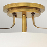 Потолочный светильник с круглым матовым белым плафоном Hinkley варинант исполнения - 6 | Loft Concept в Воронеже