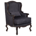 Кресло George Grand Armchair black velour варинант исполнения - 1 | Loft Concept в Воронеже
