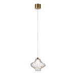 Подвесной светильник с плафоном из фактурного прозрачного стекла Light Ensemble варинант исполнения - 3 | Loft Concept в Воронеже