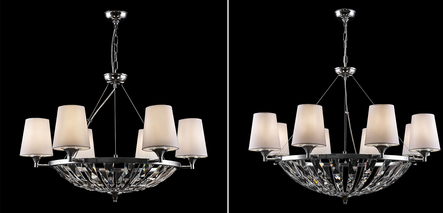 Люстра Odarnat Chandelier chrome Люстра Odarnat Chandelier chrome - Loft-Concept в Воронеже