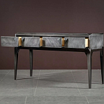 Консоль прямоугольная серая с 4-мя выдвижными ящиками Grany варинант исполнения - 3 | Loft Concept в Воронеже