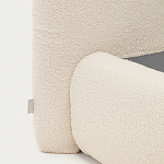 Кровать со съемным бежевым чехлом из ткани букле White Boucle Collection варинант исполнения - 4 | Loft Concept в Воронеже