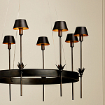 Люстра круглая со светодиодными лампами Innovation варинант исполнения - 5 | Loft Concept в Воронеже