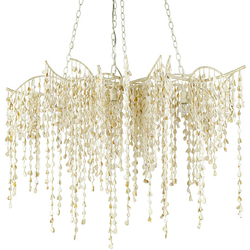 Люстра Wooden Drops Bert Chandelier Бежевый Люстра Wooden Drops Bert Chandelier Бежевый в Воронеже | Loft Concept