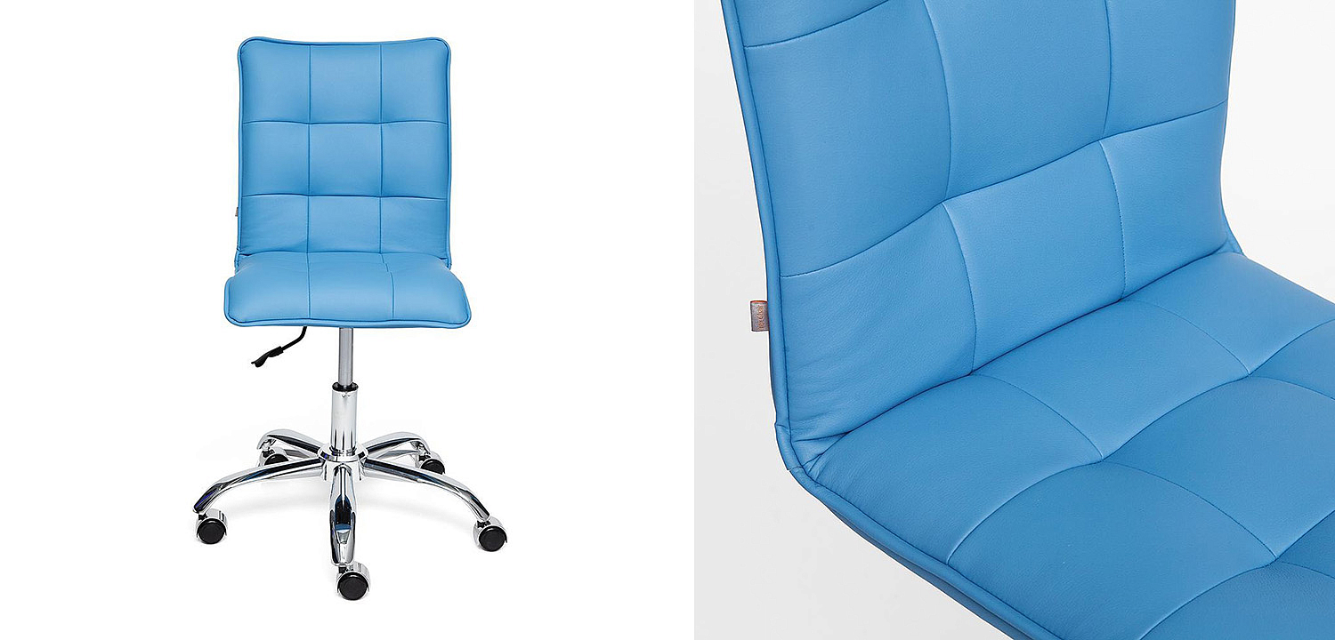 Кресло Deborah eco-leather light blue Кресло Deborah eco-leather light blue - Loft-Concept в Воронеже