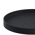 Cross W поднос из массива дуба чёрного цвета варинант исполнения - 1 | Loft Concept в Воронеже