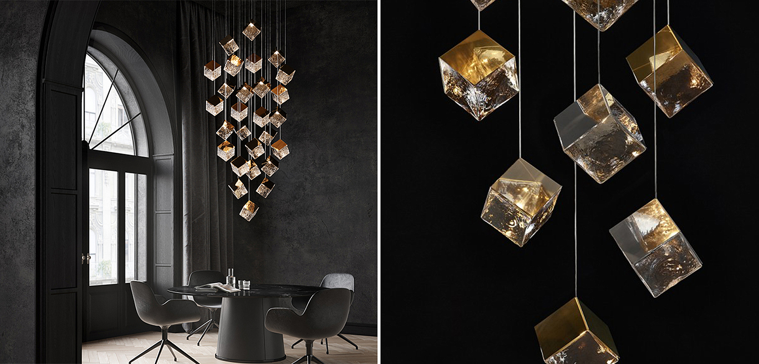 Люстра Pyrite Gold 26 Rectangle Люстра Pyrite Gold 26 Rectangle - Loft-Concept в Воронеже