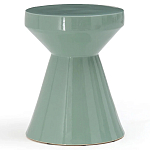 Приставной стол из керамики Manufacto Gray-green варинант исполнения - 1 | Loft Concept в Воронеже