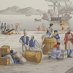 Обои ручная роспись Views of Italy Charvet варинант исполнения - 1 | Loft Concept в Воронеже