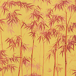 Обои ручная роспись Distant Bamboo Firefly on dyed paper варинант исполнения - 2 | Loft Concept в Воронеже