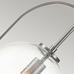 Подвесной светильник с прозрачным плафоном в форме шара в арочной подвеске Hinkley варинант исполнения - 16 | Loft Concept в Воронеже