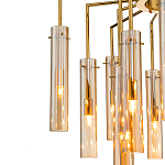 Люстра со стеклянными цилиндрическими плафонами Luminous Cylinders Amber варинант исполнения - 4 | Loft Concept в Воронеже