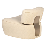 Кресло бежевое без подлокотников с обивкой из ткани букле Space of Freedom варинант исполнения - 2 | Loft Concept в Воронеже
