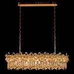 Люстра с декоративными элементами в виде крупных хрустальных цветов Palace Gardens варинант исполнения - 1 | Loft Concept в Воронеже