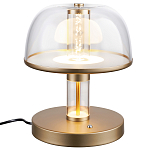 Настольная лампа с плафоном из акрила и металлическим основанием Blanton 23 варинант исполнения - 2 | Loft Concept в Воронеже