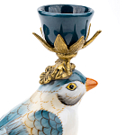 Фарфоровый подсвечник с птицей Eden Garden варинант исполнения - 4 | Loft Concept в Воронеже