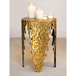 Столик дизайнерский Copper streaks варинант исполнения - 9 | Loft Concept в Воронеже