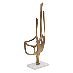Аксессуар современный Абстракция Abstract Sculpture Brass варинант исполнения - 2 | Loft Concept в Воронеже