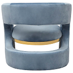 Кресло голубое Walsh Blue Armchair варинант исполнения - 4 | Loft Concept в Воронеже
