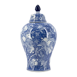 Ваза с крышкой в китайском стиле Гранатовое дерево Blooming Pomegranate варинант исполнения - 3 | Loft Concept в Воронеже