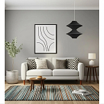 Подвесной вязаный черный светильник «Звезда Востока 02» варинант исполнения - 2 | Loft Concept в Воронеже