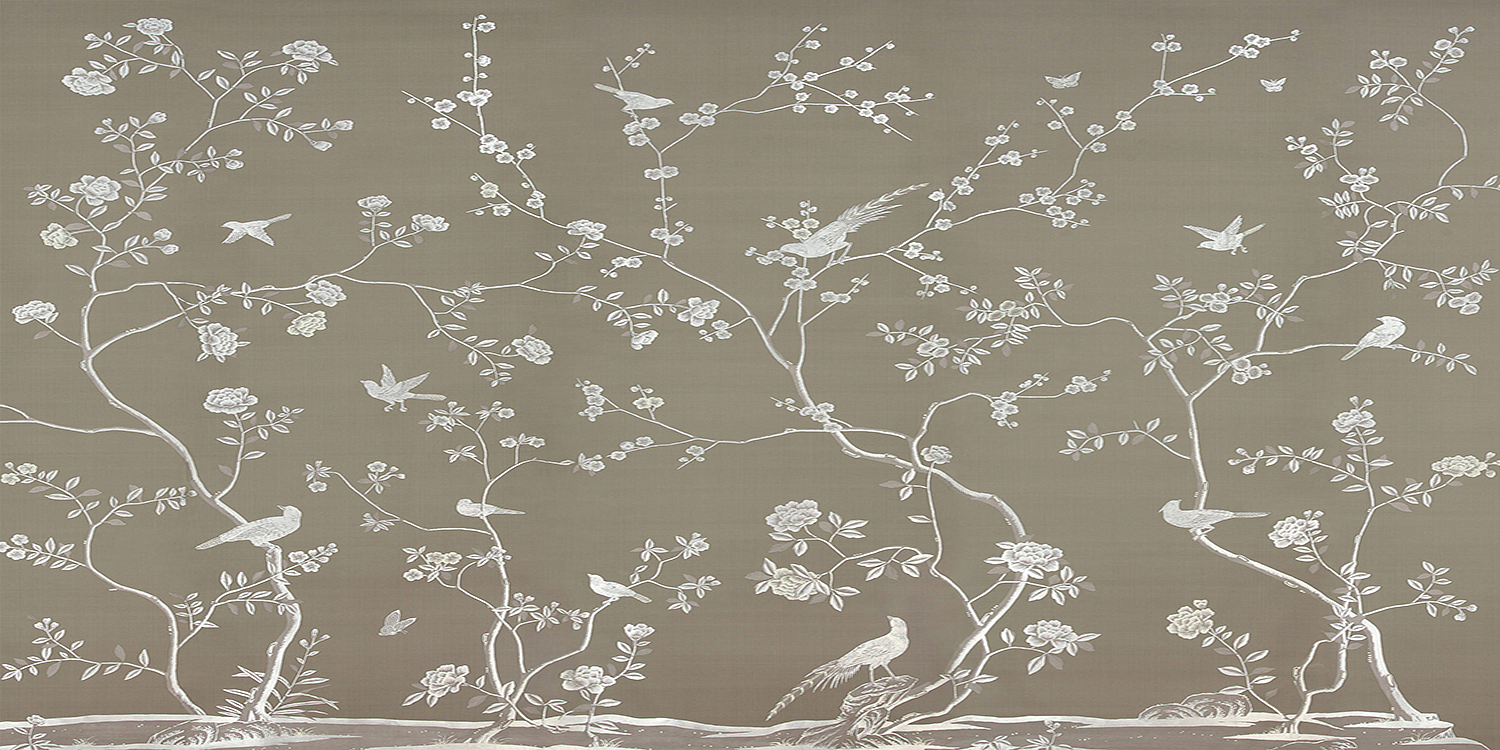 Обои ручная роспись Badminton Lead Grey - Loft-Concept в Воронеже