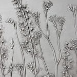 Панно Серые цветы варинант исполнения - 4 | Loft Concept в Воронеже