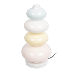 Настольная лампа из стеклянных сфер в пастельных тонах Высота 40 см Pastel Lunaria варинант исполнения - 2 | Loft Concept в Воронеже